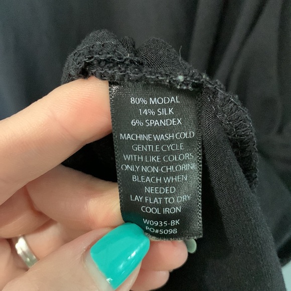 Betabrand Sweatshirt Dress Women's Size XS Black - Picture 8 of 8